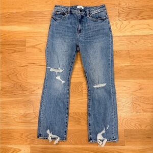 Pistola Lennon Distressed High Waist Ankle Bootcut Jeans Women’s size 28